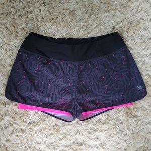 Pink & Gray Athletic Short